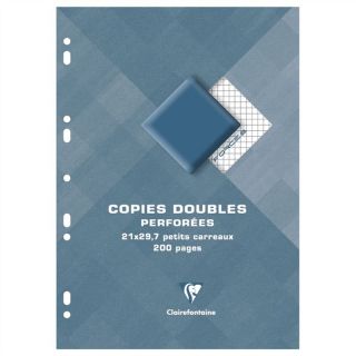 FEUILLE   COPIE DOUBLE Copies doubles blanches perforees 210X297 200