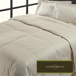 Joseph Abboud 400 Thread Count Oversized Jacquard Down Comforter and
