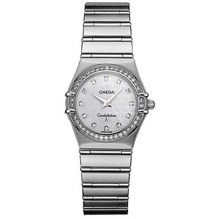 Omega Constellation Womens Steel Diamond Watch