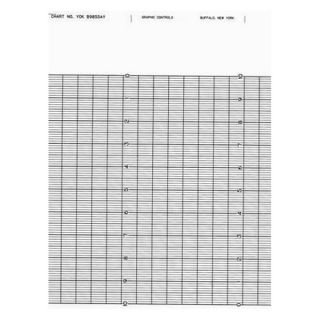 Graphic Controls YOK B9855AY Strip Chart, Fanfold, Range 0 to 10, 99 Ft