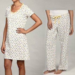Nautica Womens Yellow 2 piece Sleepwear Set