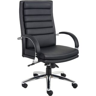 Boss Executive Ribbed Chair in Black Caresoft Plus Today $189.49