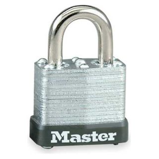 Master Lock 105KA Warded Padlock, Steel, Key No.075