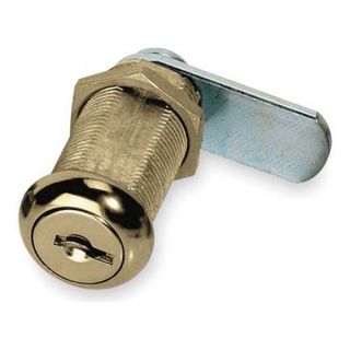 American Lock ADCL13803 Disc Cam Lock, Brass, 5 Pin, 1 3/8 In Long