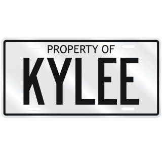 NEW  PROPERTY OF KYLEE  LICENSE PLATE SIGN NAME Home