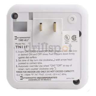 Intermatic TN111C Timer, Lamp/Appliance