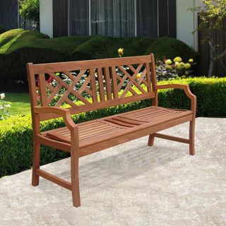 Wood Outdoor Bench Today $185.99 Sale $167.39 Save 10%