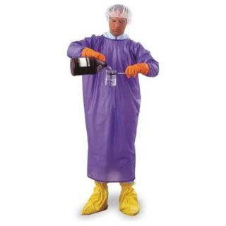Ansell 56 903 Cleanroom Apron, LBlue, 54 In. L