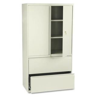 HON 800 Series 36 inch Wide 2 Drawer File with Storage Cabinet