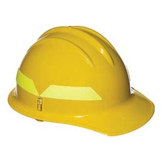 Bullard FH911CR YEL Fire Helmet, Yellow, Front Brim