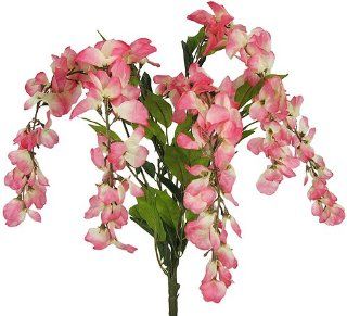 Pretty Sweet Pea Bush Wedding Silk Flowers   Pink 145