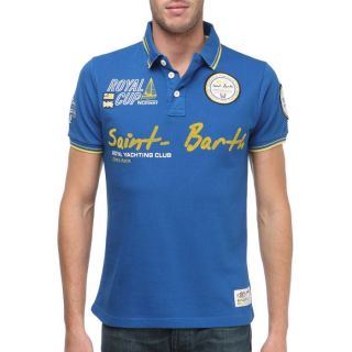 GEOGRAPHICAL NORWAY Polo Homme Bleu royal   Achat / Vente POLO