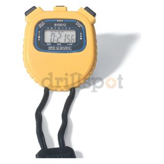 Sper Scientific 810012C Stopwatch, NIST Certified, Yellow
