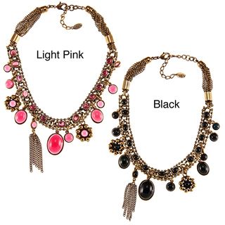 Amrita Singh Goldtone Multi charm Necklace
