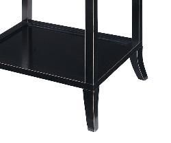 Onyx Finish Serving Tray/ Accent Table