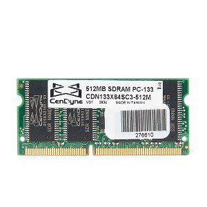 512MB (64x64) RAM PC 133 144 Pin Laptop SODIMM (8 Chip) Electronics