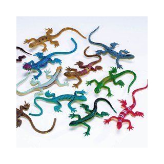 Rubber Lizards , Colorful Assortment Lifelife, (1 GROSS) 144 Pieces