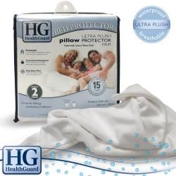 HealthGuard Bed Protector Ultra Plush King size Pillow Protectors (Set