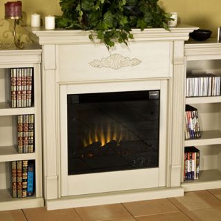 WHITE AND IVORY ELECTRIC FIREPLACES FROM PORTABLE
